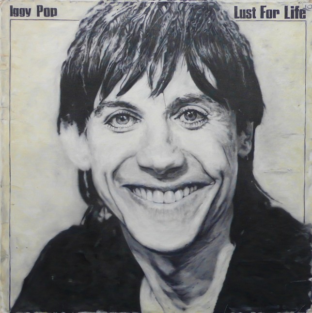 Iggy Pop, Lust For Life, 2014, Öl auf Leinwand, 150x150cm